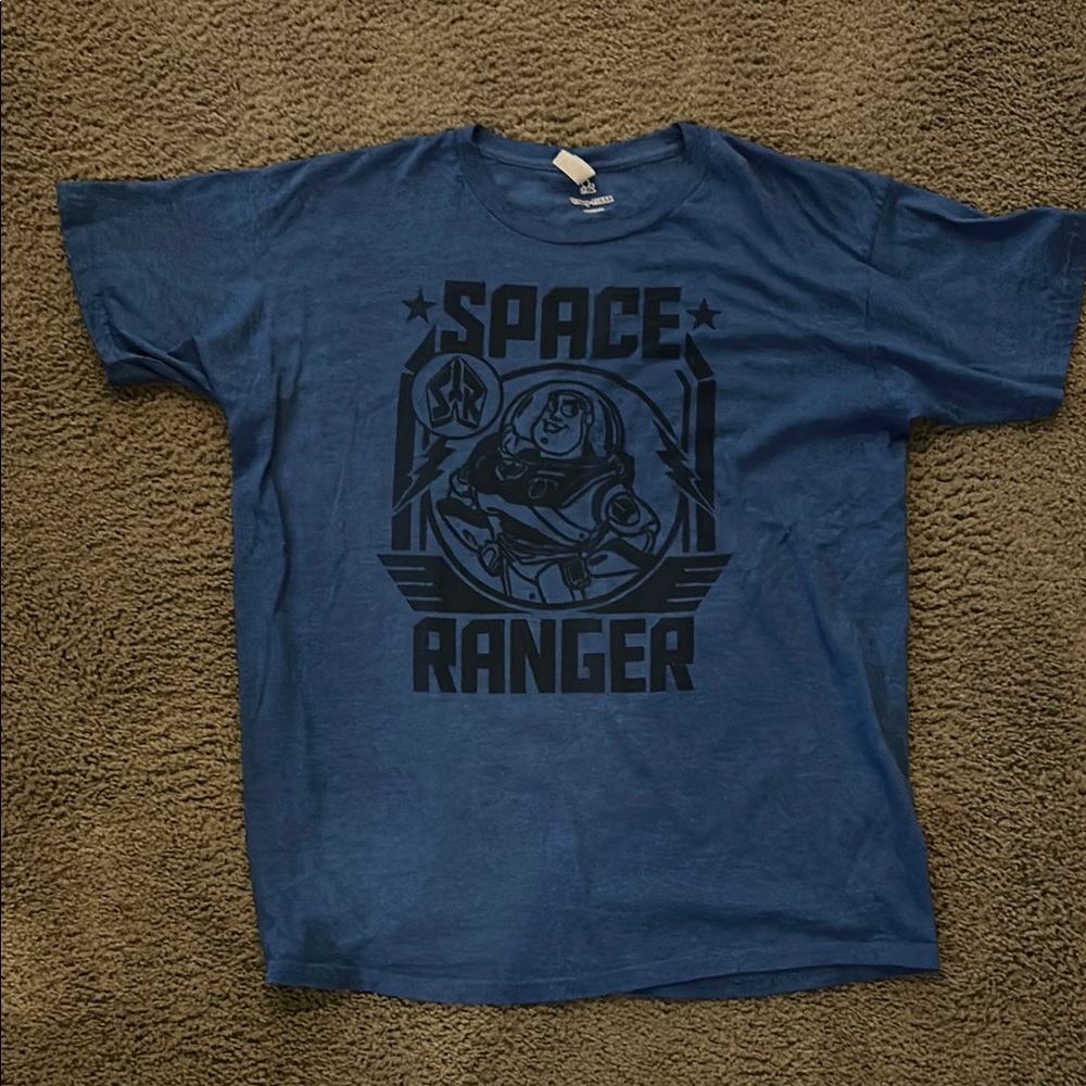 Buzz Lightyear Space Ranger Blue T-Shirt Toy Story Disney Pixar